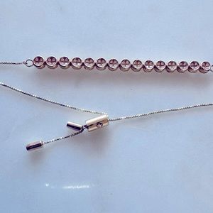 Diamond bracelet. Extendable beauty. Gold